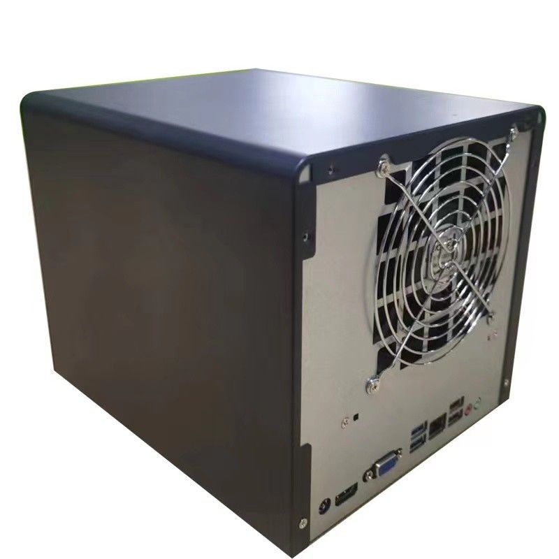 Encuadrado Nas Servidor de almacenamiento Chasis hogar 4 bahía Cuadro de computadora Panel de aleación de aluminio