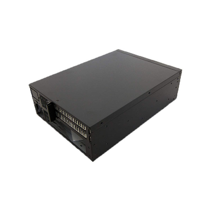 6u Rackmount Servidor Chasis Diseño Negro Electrónica Industrial 19 pulgadas 3u Cuerpo de ordenador PC