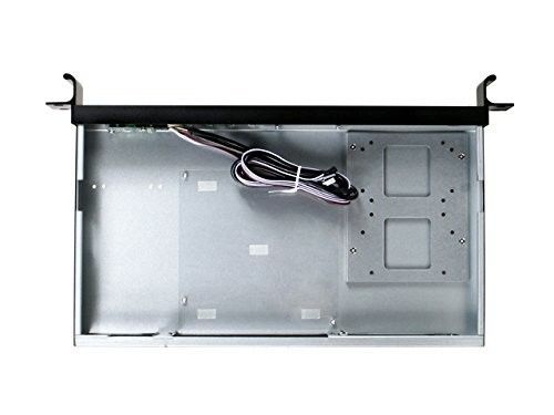 1u Nas Chasis Case Rackmount para la placa base ATX Micro con soporte trasero de perfil bajo
