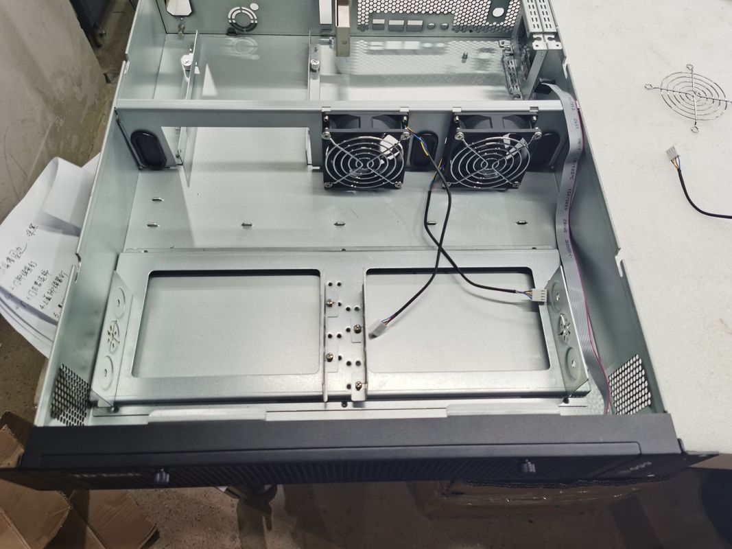 Fabricación de pliegue de chapa de metal de aluminio gabinete de red de computadora caja de juegos de PC