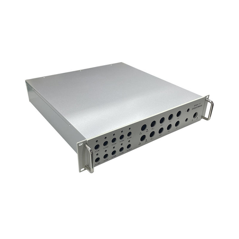 Revestimiento en polvo totalmente personalizado Acero Aluminio Corte láser de metal Fabricación de chapa de metal Partes del amplificador del gabinete