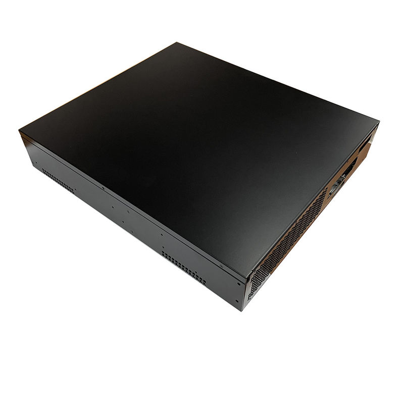 Gigabit 250metro Max 1 en 2 Fuera Dual Red Switch Repeater Inyector Extender Caso de servidor personalizado