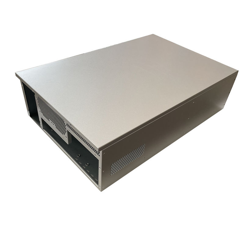 Comercial Dos discos duros de 3,5 pulgadas 4U Chasis montaje de rack Chasis de servidor industrial