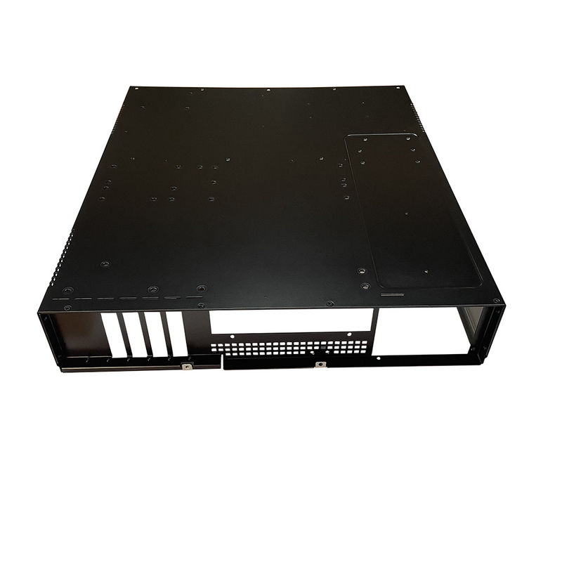 Oem Personalizado de la hoja de metal del chasis base de aluminio de acero inoxidable de unión industrial de servidor caja de recubrimiento