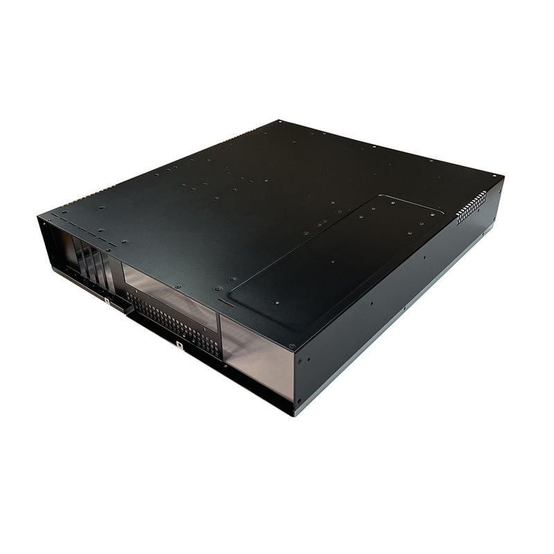 Oem Personalizado de la hoja de metal del chasis base de aluminio de acero inoxidable de unión industrial de servidor caja de recubrimiento
