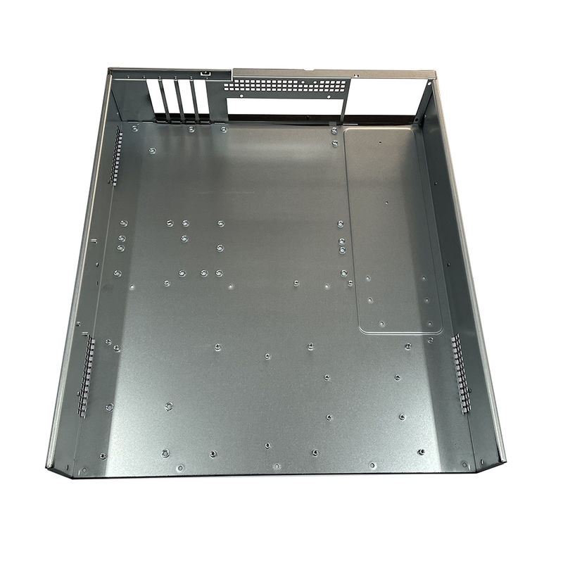 Oem Personalizado de la hoja de metal del chasis base de aluminio de acero inoxidable de unión industrial de servidor caja de recubrimiento