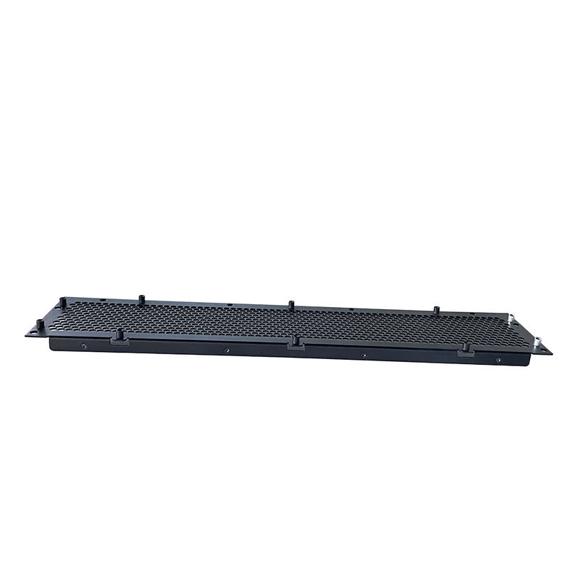Plancha de acero de aluminio diseño de fabricación de metal 1U 2U 3U 4U 19 pulgadas de soporte ventilado panel de blanqueo caja de caja de metal