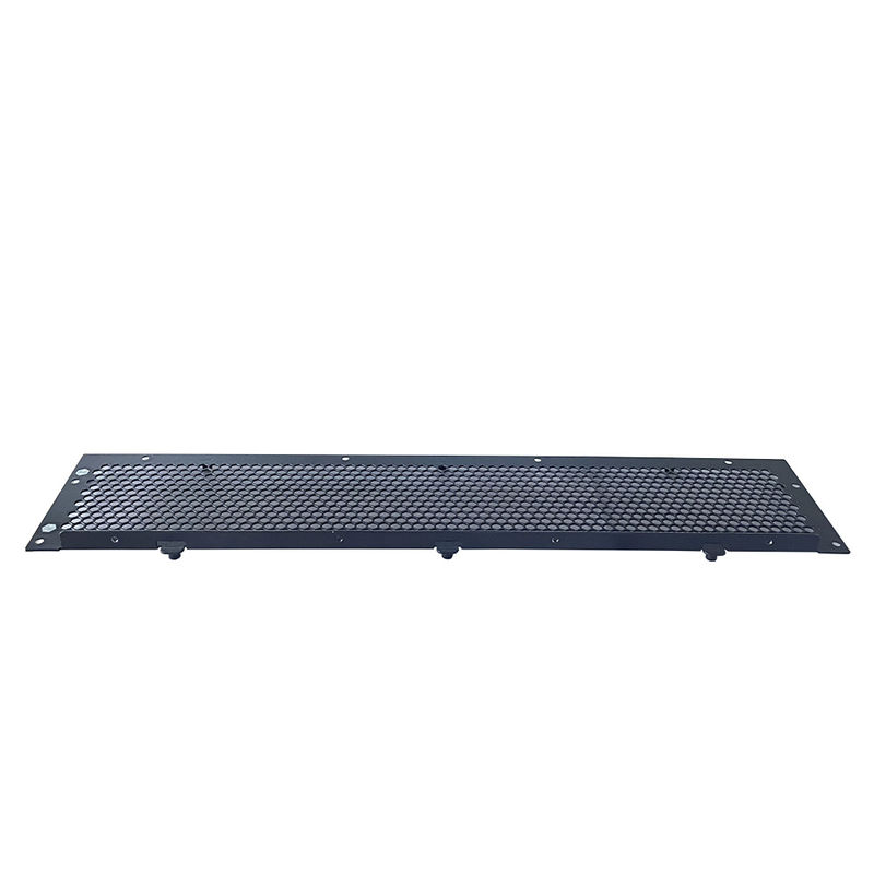 Plancha de acero de aluminio diseño de fabricación de metal 1U 2U 3U 4U 19 pulgadas de soporte ventilado panel de blanqueo caja de caja de metal