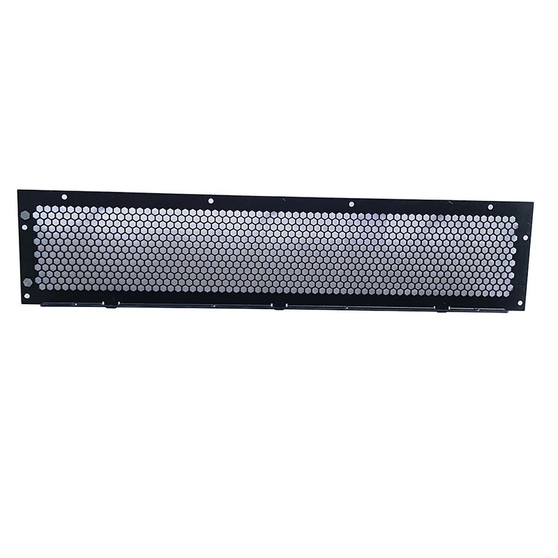 Plancha de acero de aluminio diseño de fabricación de metal 1U 2U 3U 4U 19 pulgadas de soporte ventilado panel de blanqueo caja de caja de metal
