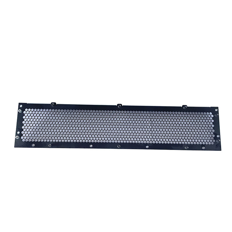 Plancha de acero de aluminio diseño de fabricación de metal 1U 2U 3U 4U 19 pulgadas de soporte ventilado panel de blanqueo caja de caja de metal