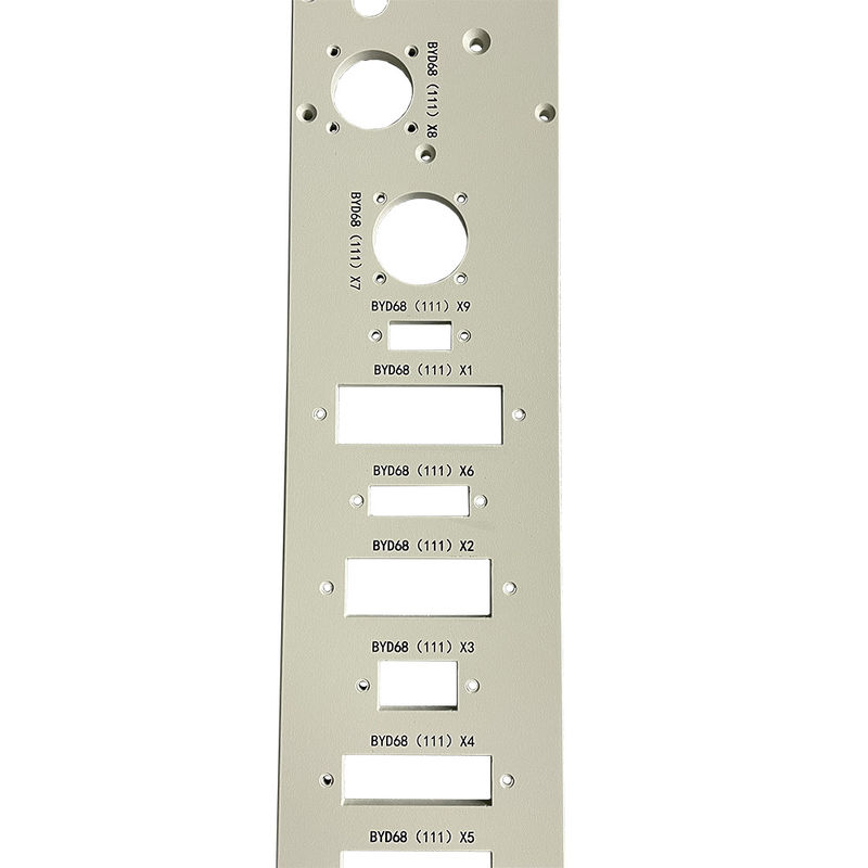 Panel de fabricación de metal de chapa de aluminio personalizado en línea de anodo de embalaje de arena de estampado de motores de repuesto