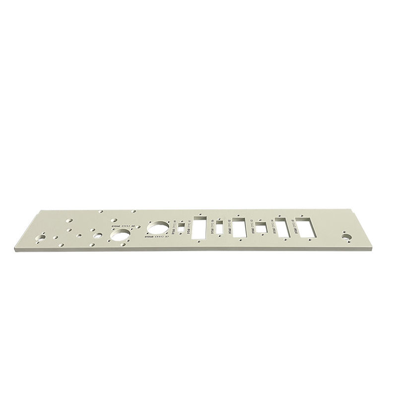 Panel de fabricación de metal de chapa de aluminio personalizado en línea de anodo de embalaje de arena de estampado de motores de repuesto